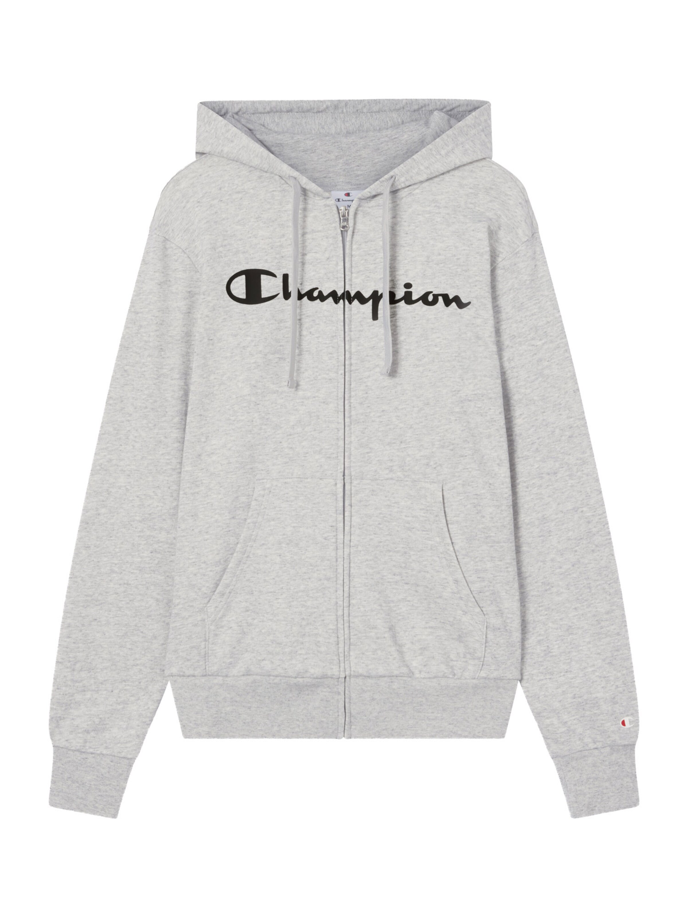 Champion Sweatjacke in Grau: Vorderseite