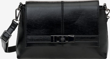 Borsa a spalla 'Pamela' di L.CREDI in nero: frontale