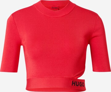 HUGO Sweater 'Satchina' in Red: front