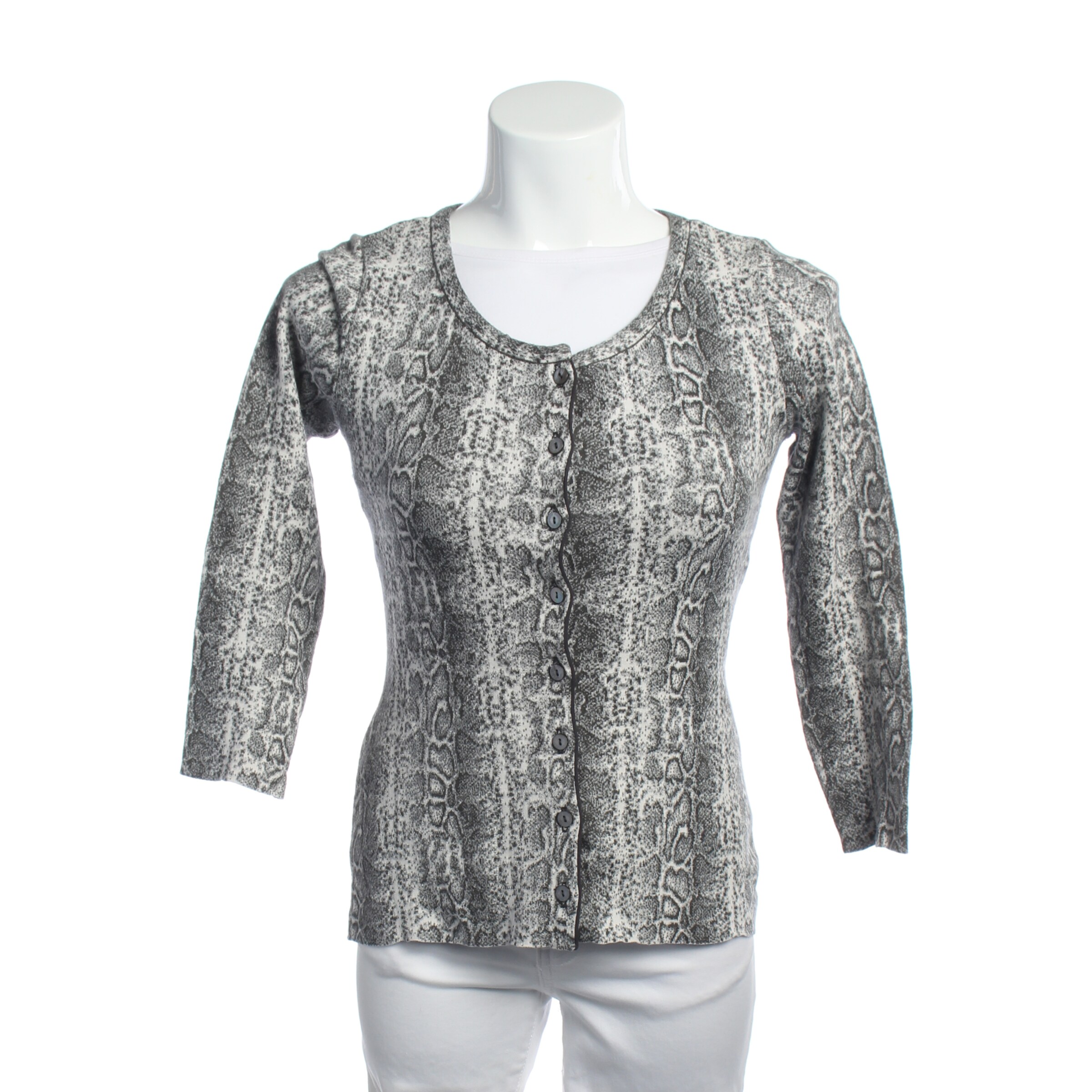 Marc Cain Sweater & Cardigan in S in Grey: front