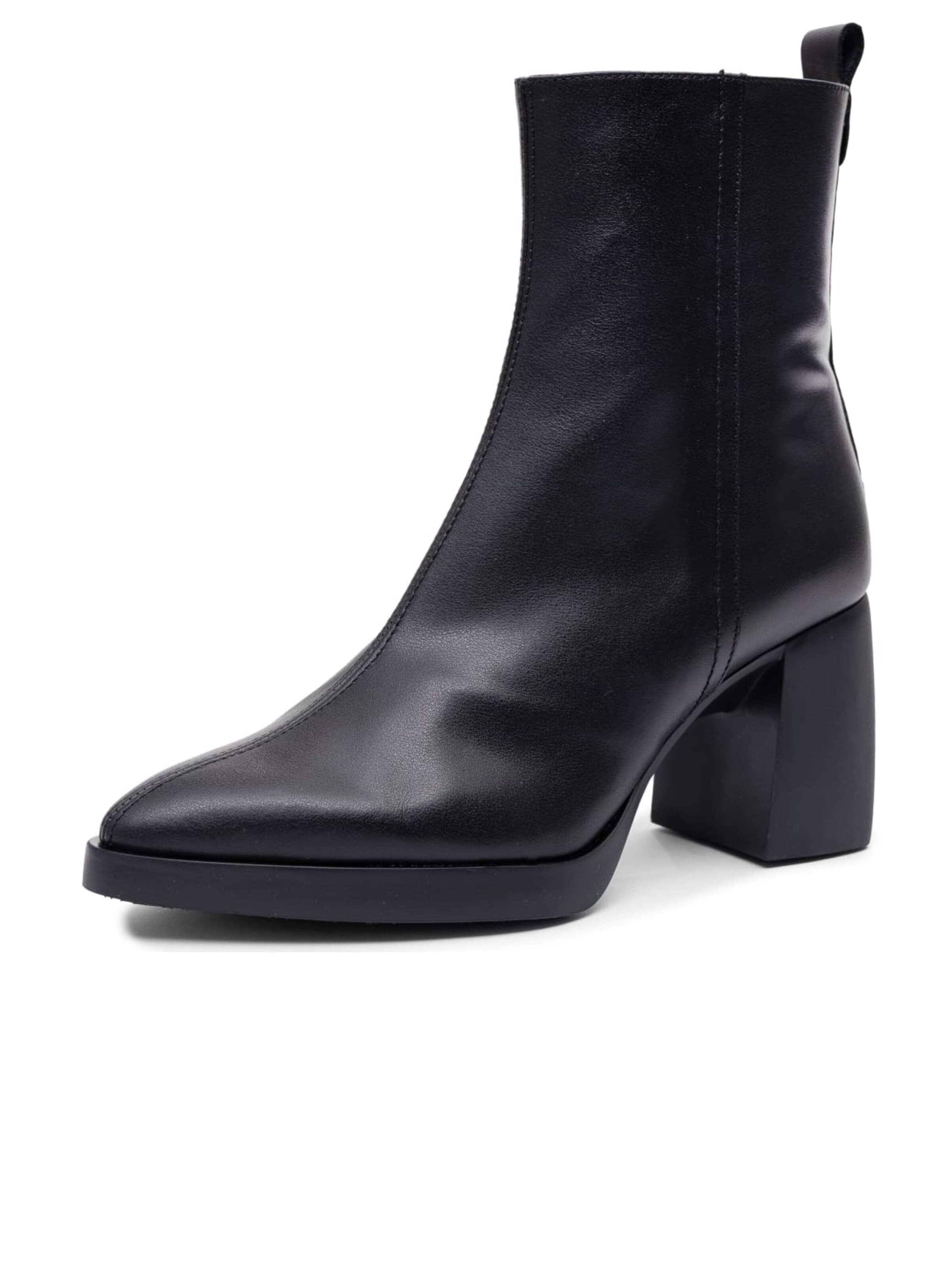 Wonders Ankle Boots 'L-1601-Isy-Negro' in Black: front