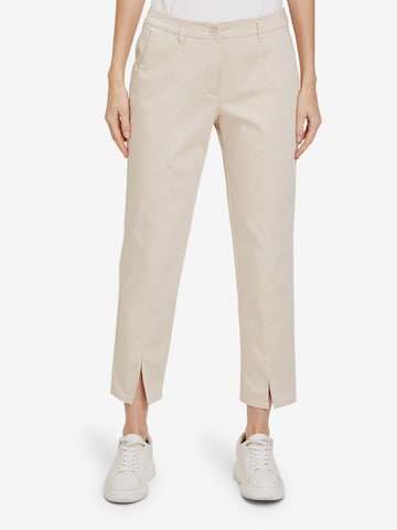 Betty Barclay Regular Pleated Pants in Beige: front