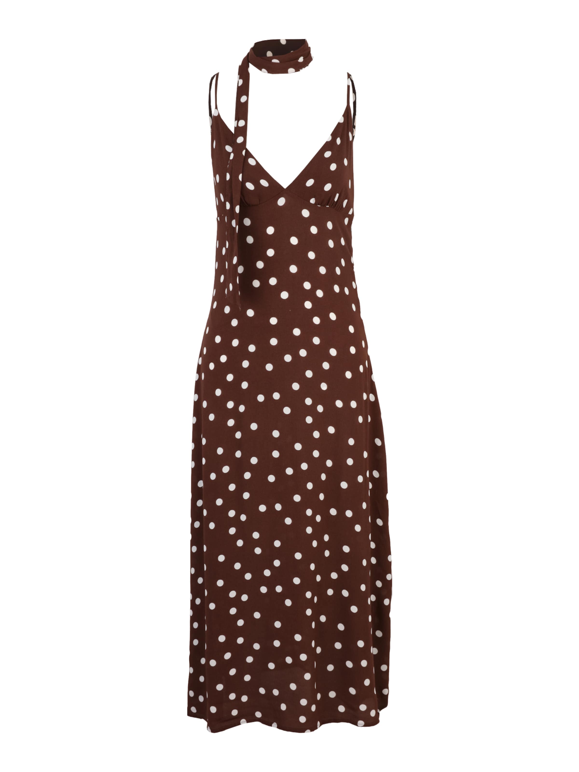 Vero Moda Petite Vestido 'VMELISA' en 32 en chocolate / blanco, Vista del producto