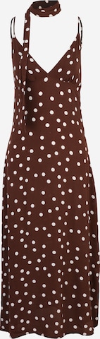 Vero Moda Petite Mekko 'VMELISA' värissä ruskea: etupuoli