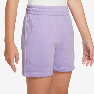 Nike Sportswear Regular Shorts 'Club Fleece' in Lila