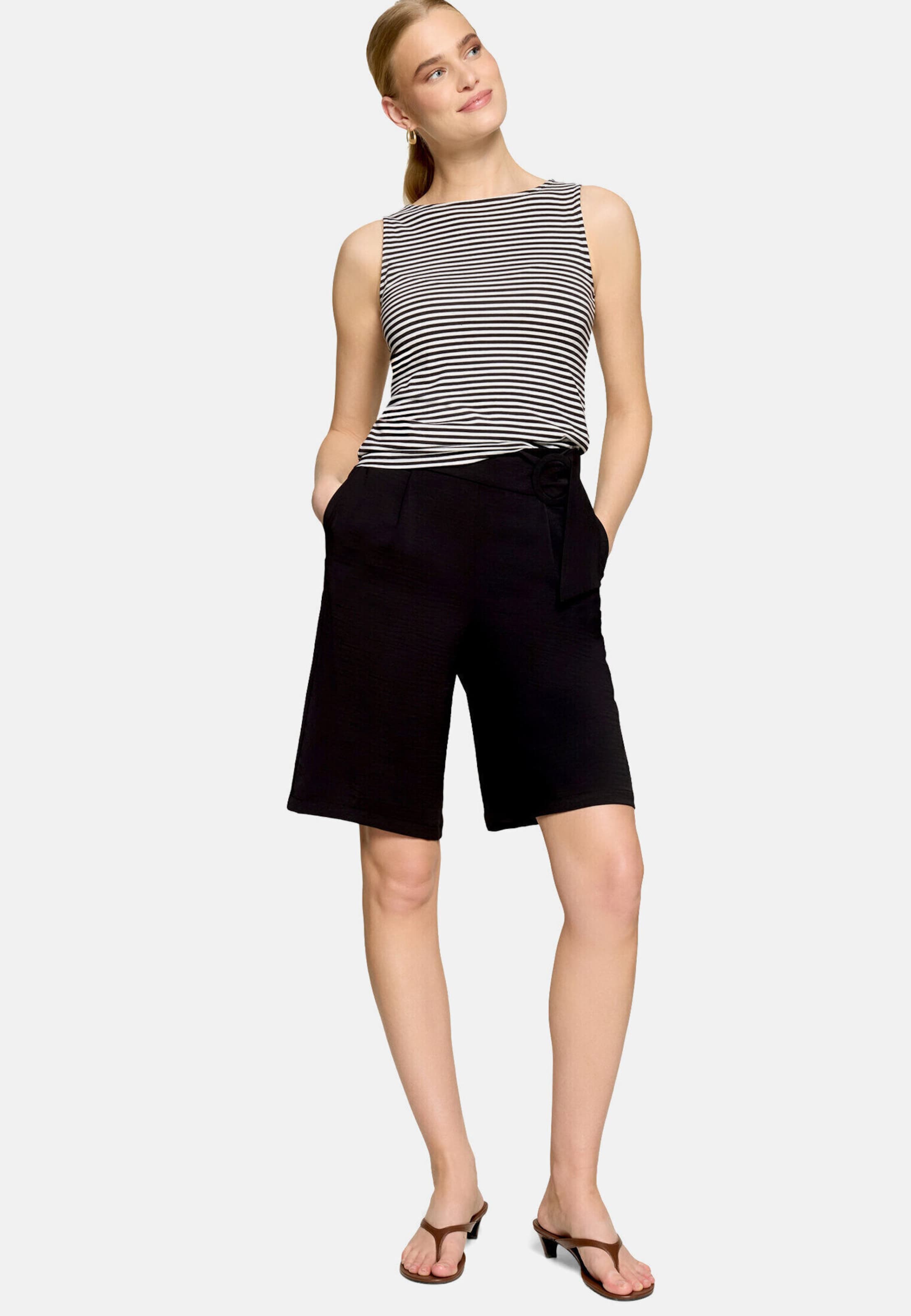 zero Loosefit Broek in Zwart