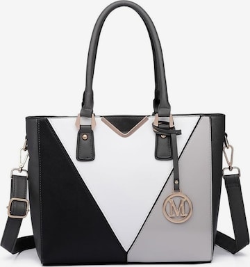 Miss Lulu Shoulder Bag in Grey: front
