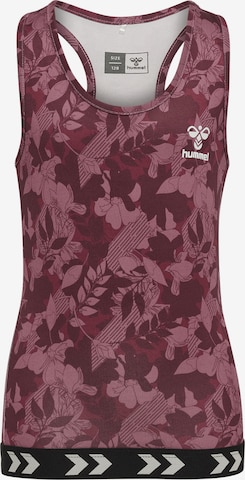 Hummel Sports Top in Pink: front