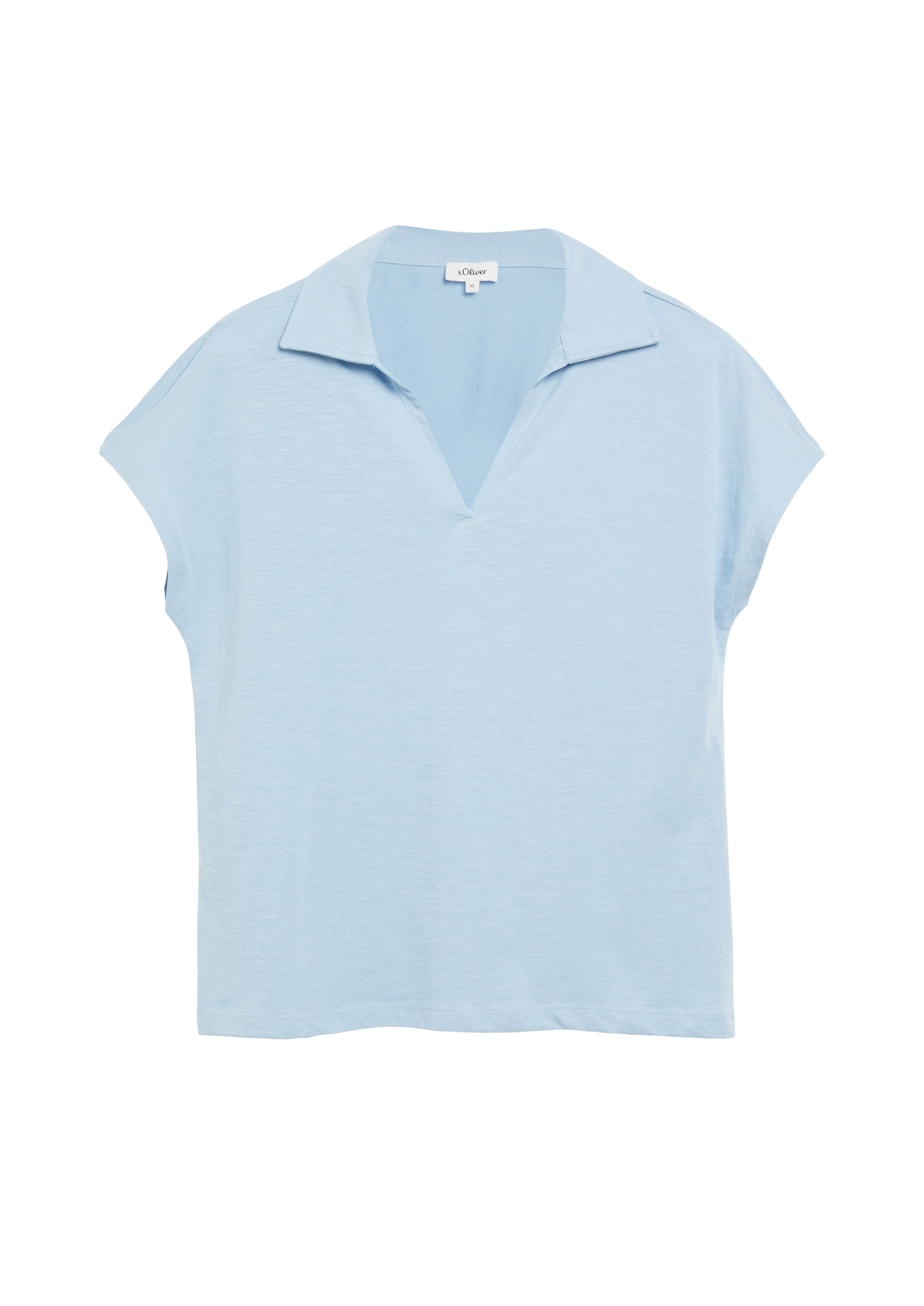 s.Oliver Shirt in Blauw: voorkant