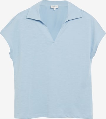 s.Oliver Poloshirt in Blau: Vorderseite