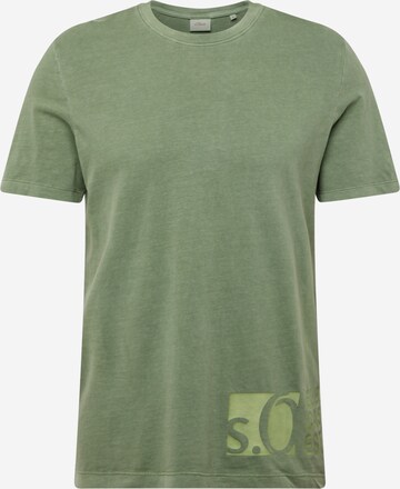 s.Oliver Shirt in Groen: voorkant