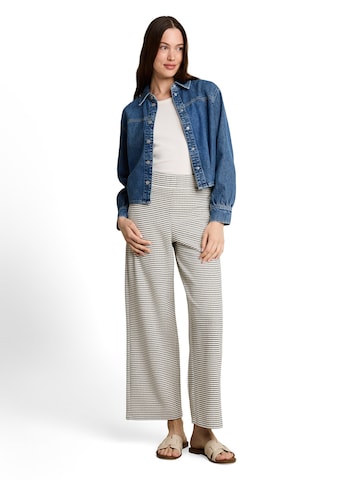 Wide Leg Pantalon TOM TAILOR DENIM en blanc