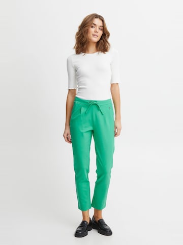 Effilé Pantalon à pince 'FRZastretch' Fransa en vert
