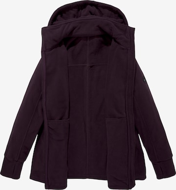 POLARINO Fleecejacke in Lila