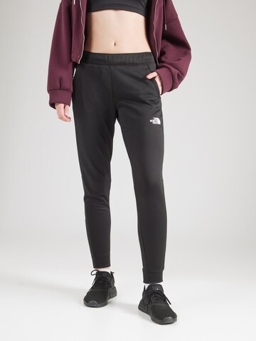 Tapered Pantaloni outdoor 'REAXION' de la THE NORTH FACE pe negru: față