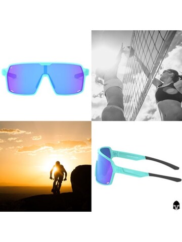 Mowmow Sportsolglasögon 'MowMow Titan Sunglasses - Sports Glasses - Cycling Glasses - Men - Women' i blå