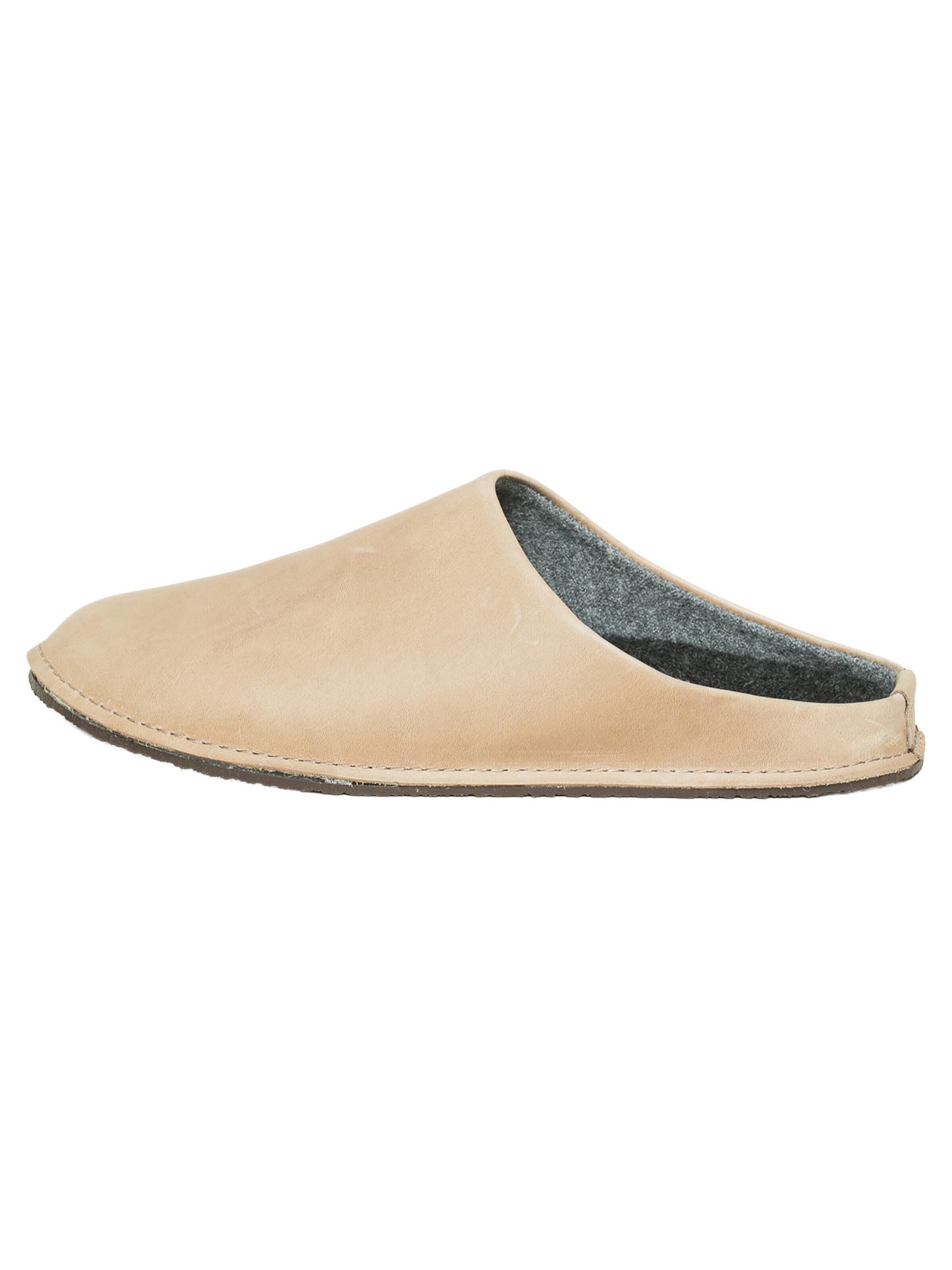 Gottstein Slipper 'Leather Loafer' in Beige