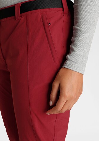 Maier Sports Regular Workout Pants in Red