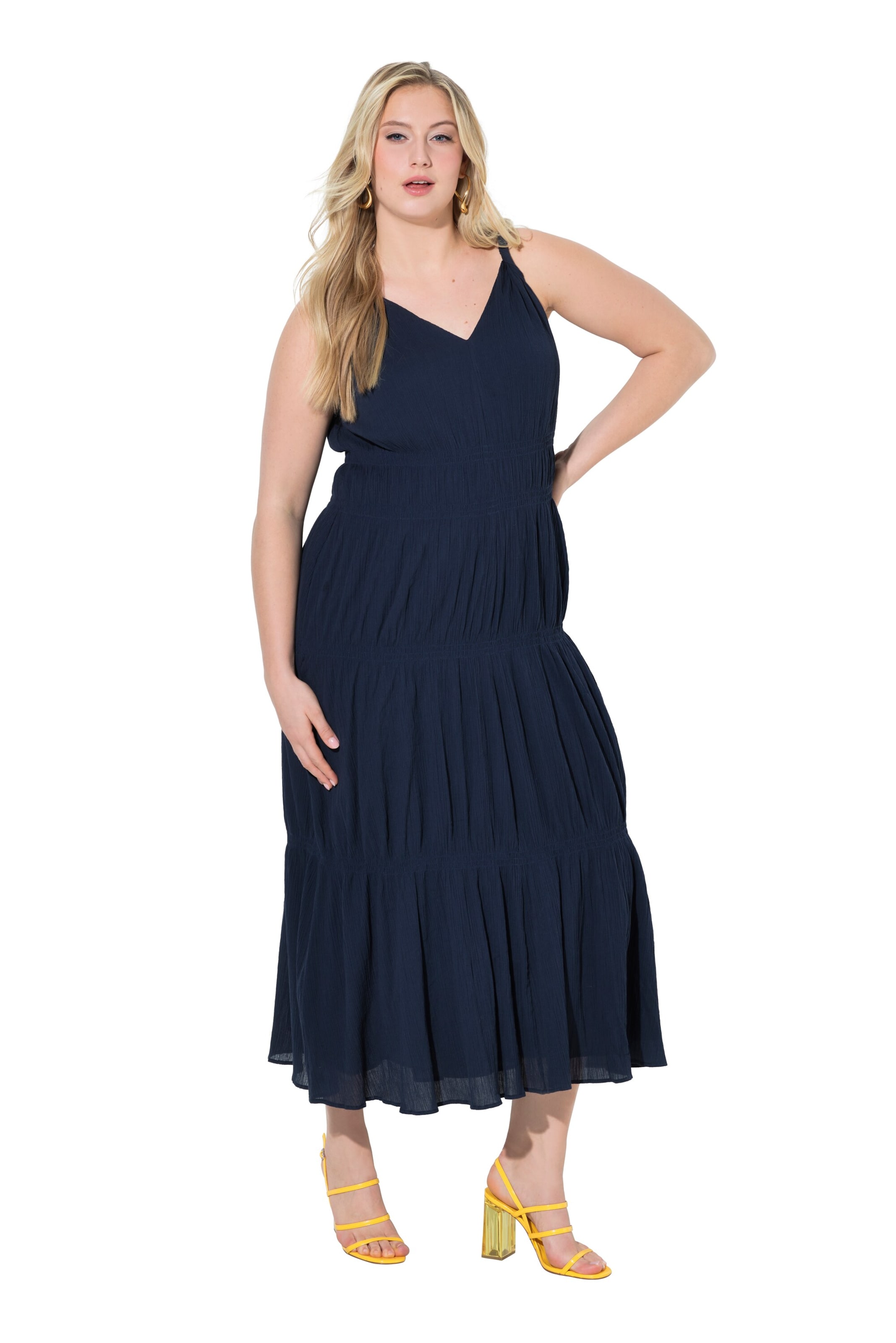 Ulla Popken Dress in Blue: front