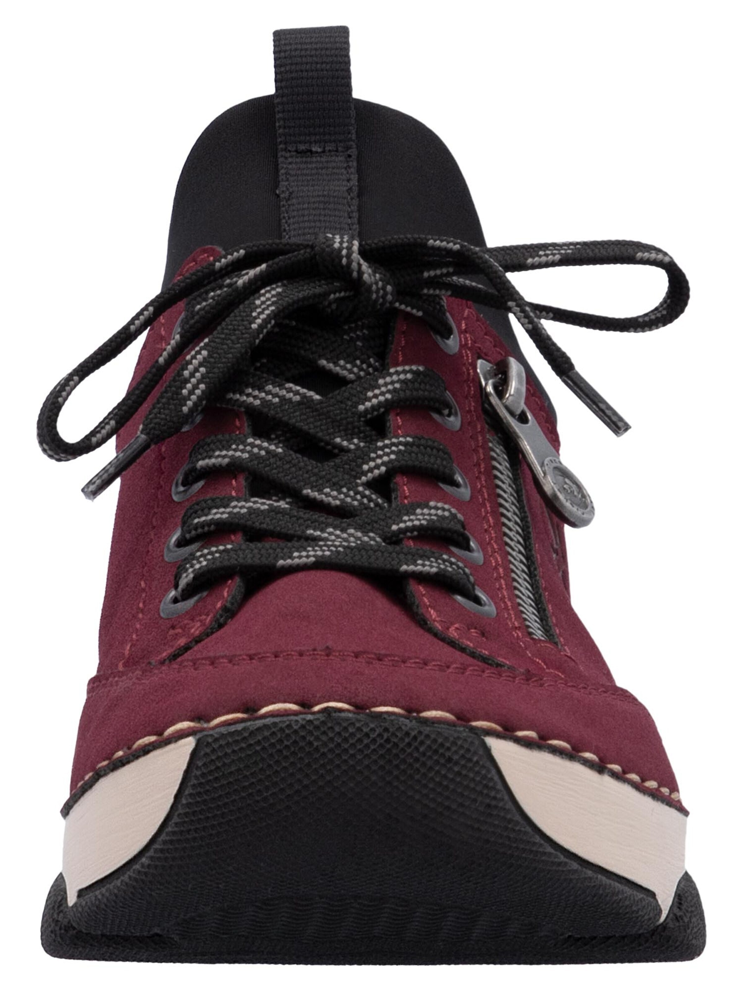 Rieker Sneakers laag 'Basic' in Rood