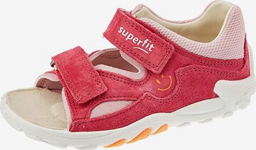 SUPERFIT Sandalen in Rood: voorkant