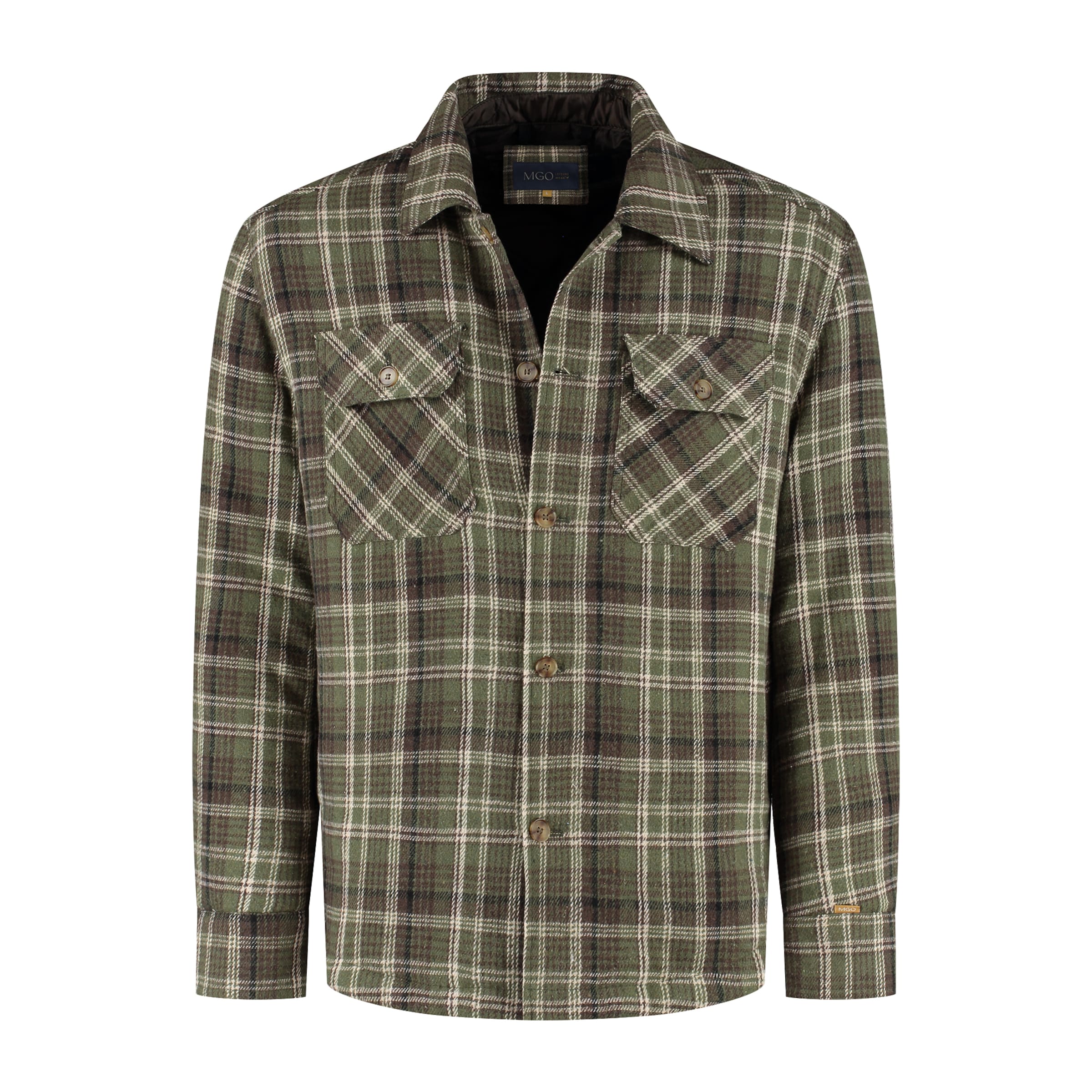 MGO Between-season jacket 'Duke' in Brown: front