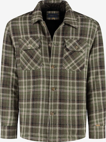 MGO Jacke 'Duke' in Braun: Vorderseite