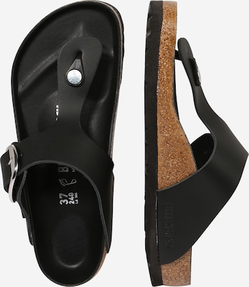 BIRKENSTOCK T-bar sandals 'Gizeh' in Black