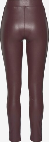 LASCANA Skinny Leggings in Rood: voorkant