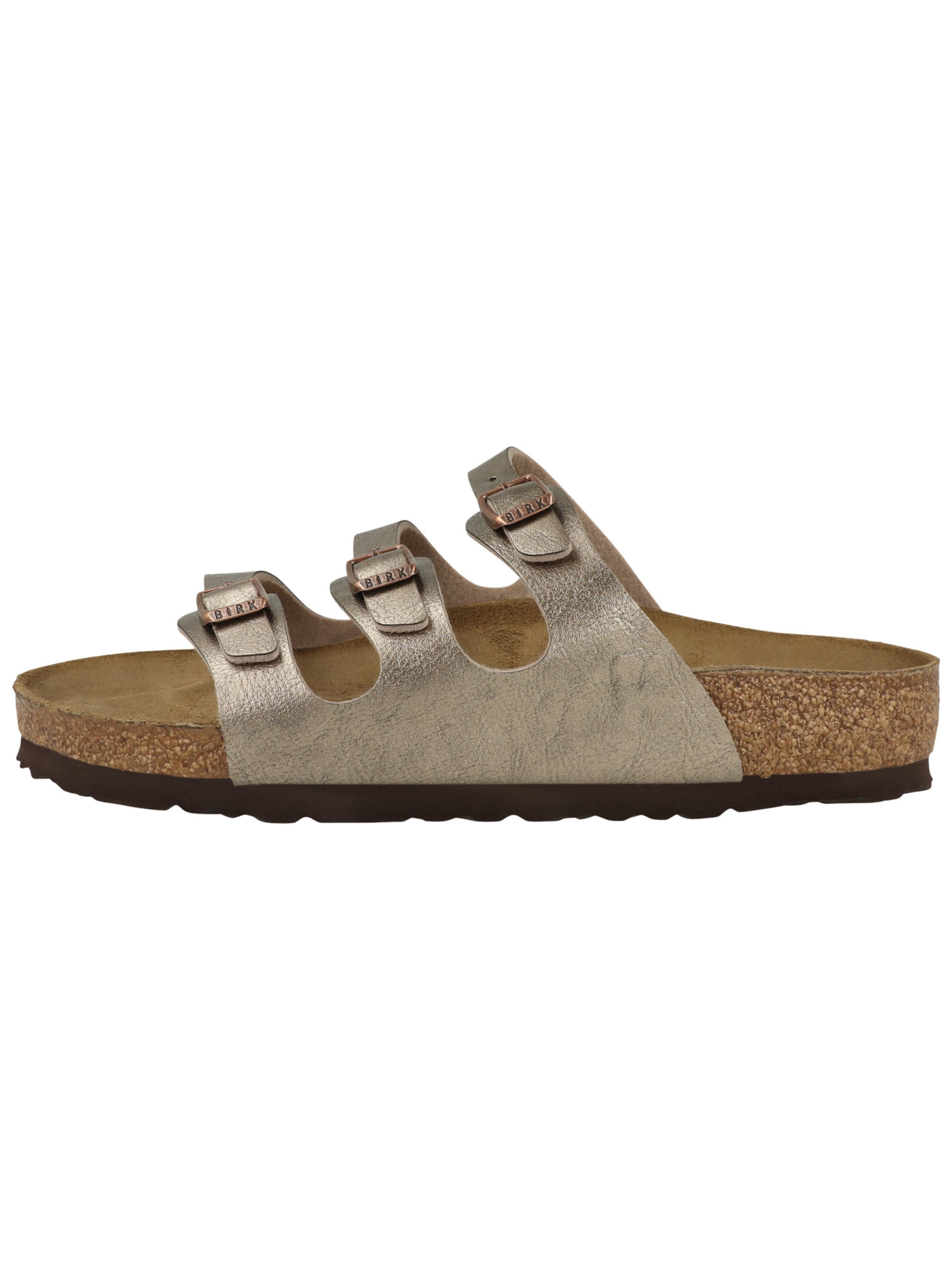 BIRKENSTOCK - Sapato aberto 'Florida' em castanho