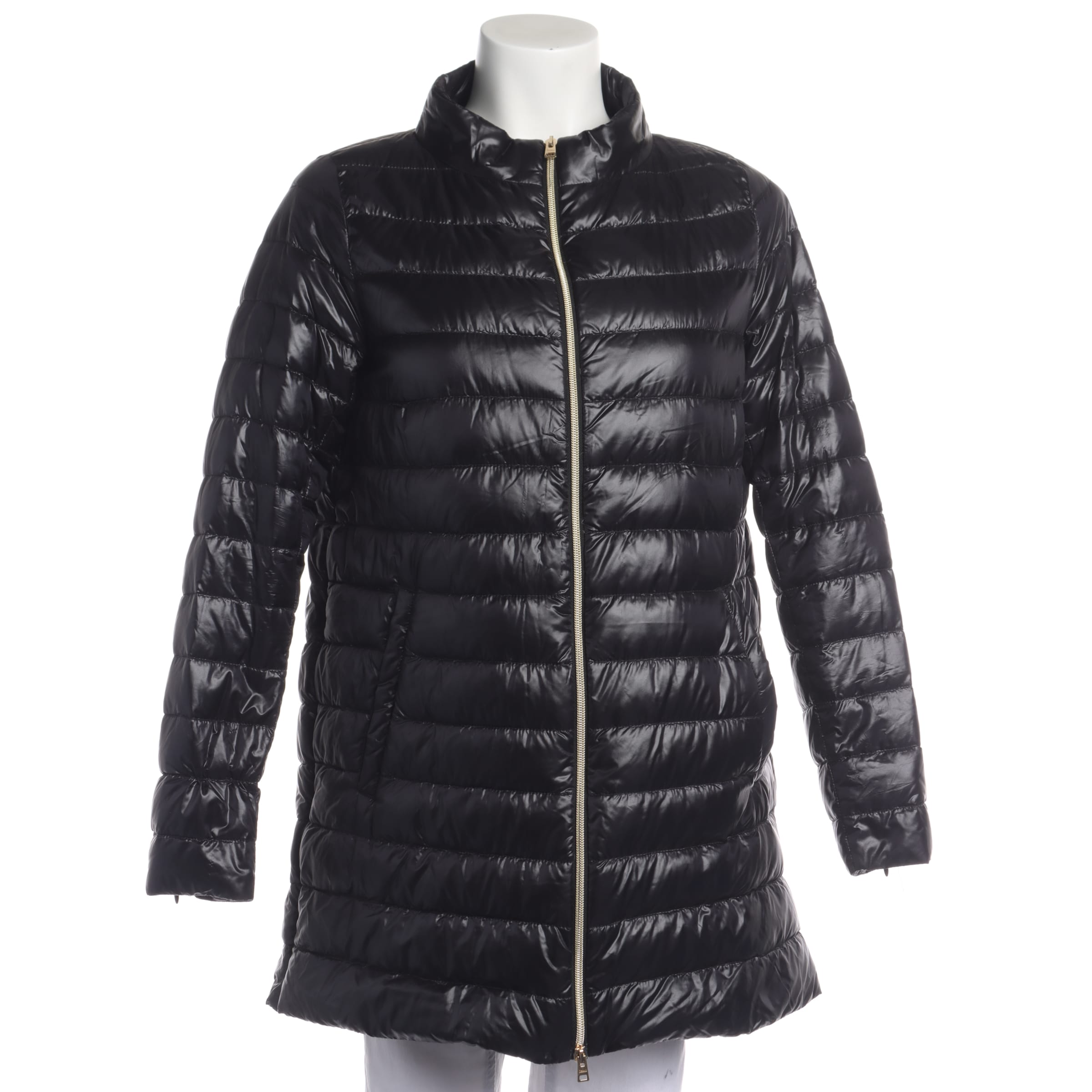 Herno Übergangsjacke M in Schwarz: Vorderseite