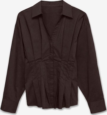 Camicia da donna 'VMLotus' di VERO MODA in marrone: frontale