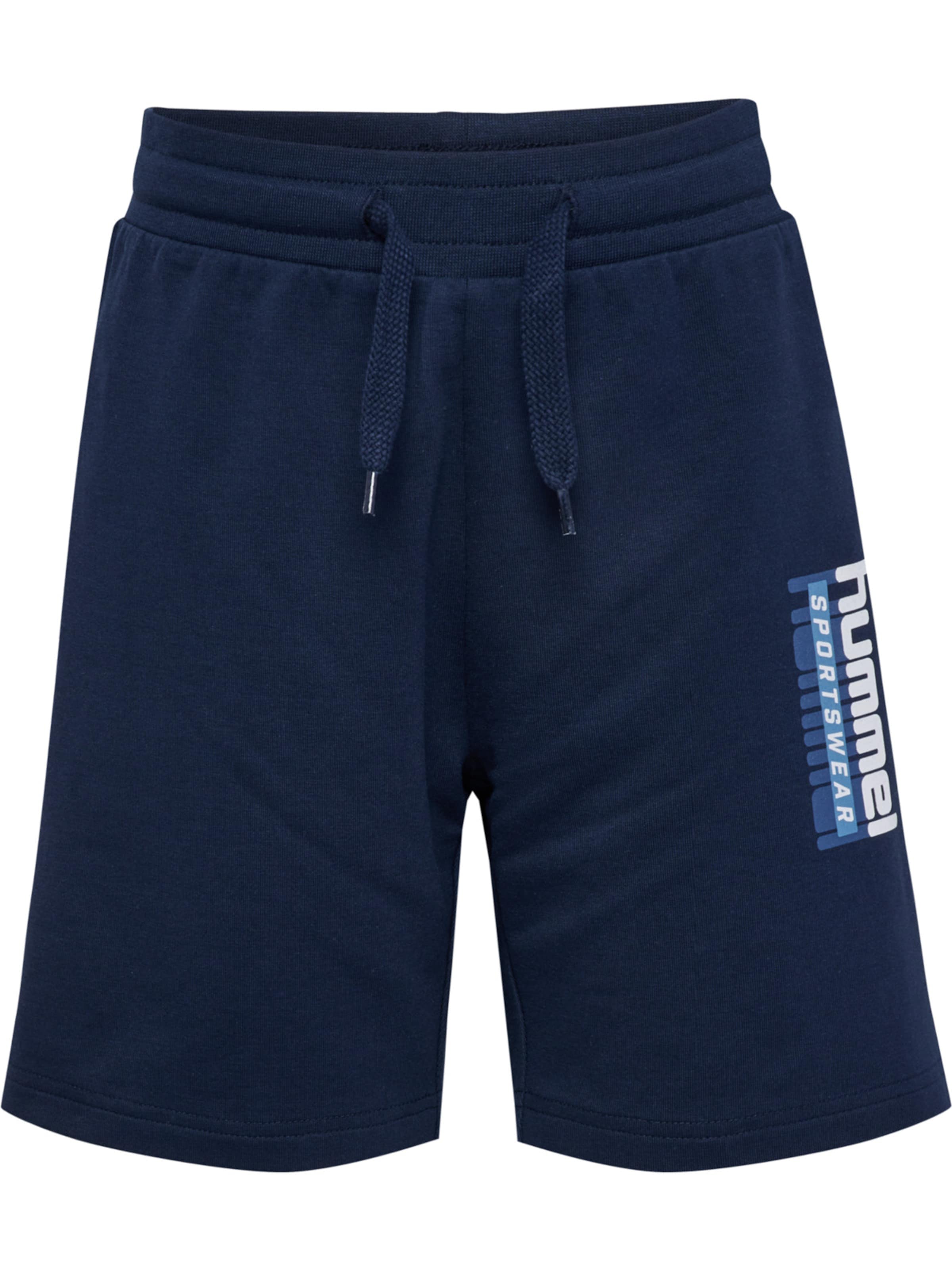 Hummel Loosefit Broek 'Tukas' in Blauw: voorkant