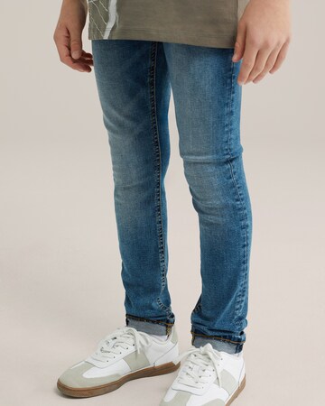 WE FashionSkinny Traperice - plava boja: prednji dio