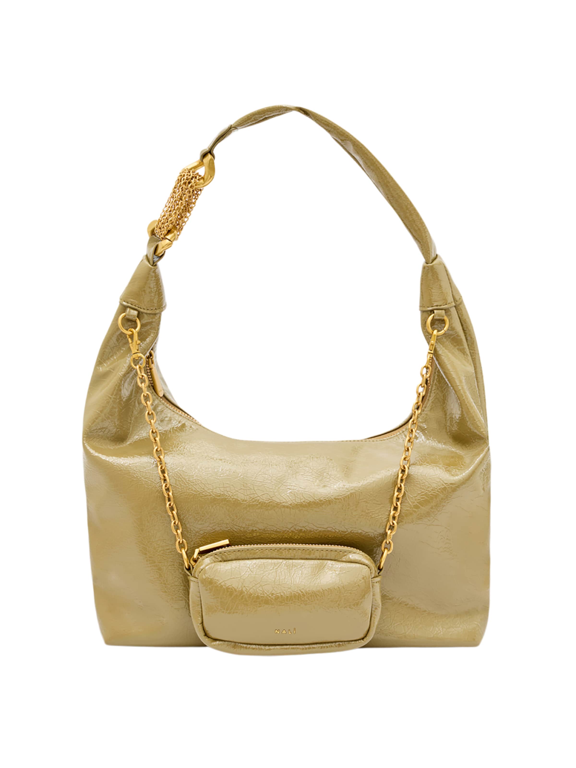 Borsa a spalla 'JANET' di NALì in verde: frontale