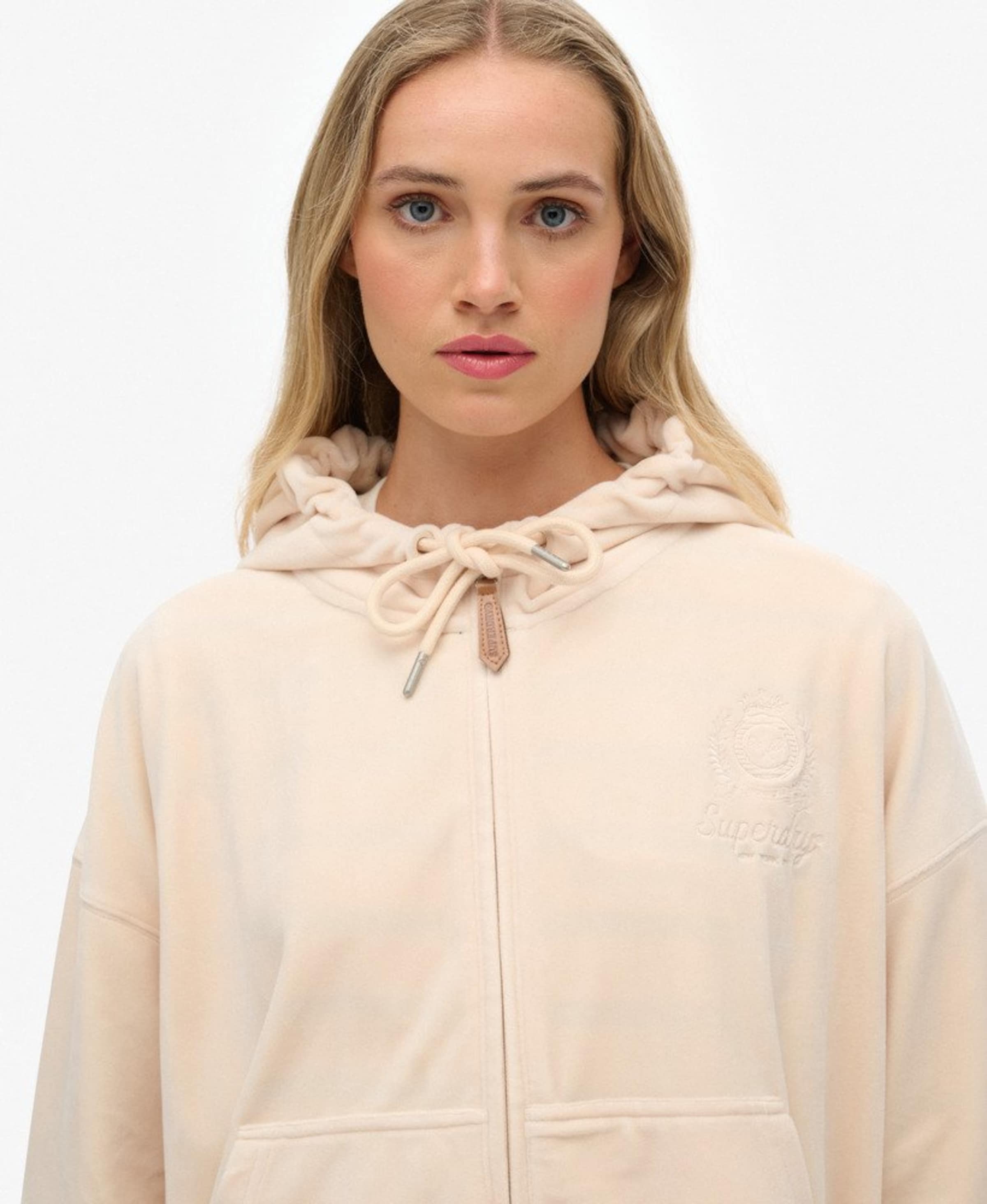 Superdry Sweatvest 'Country Club' in Roze