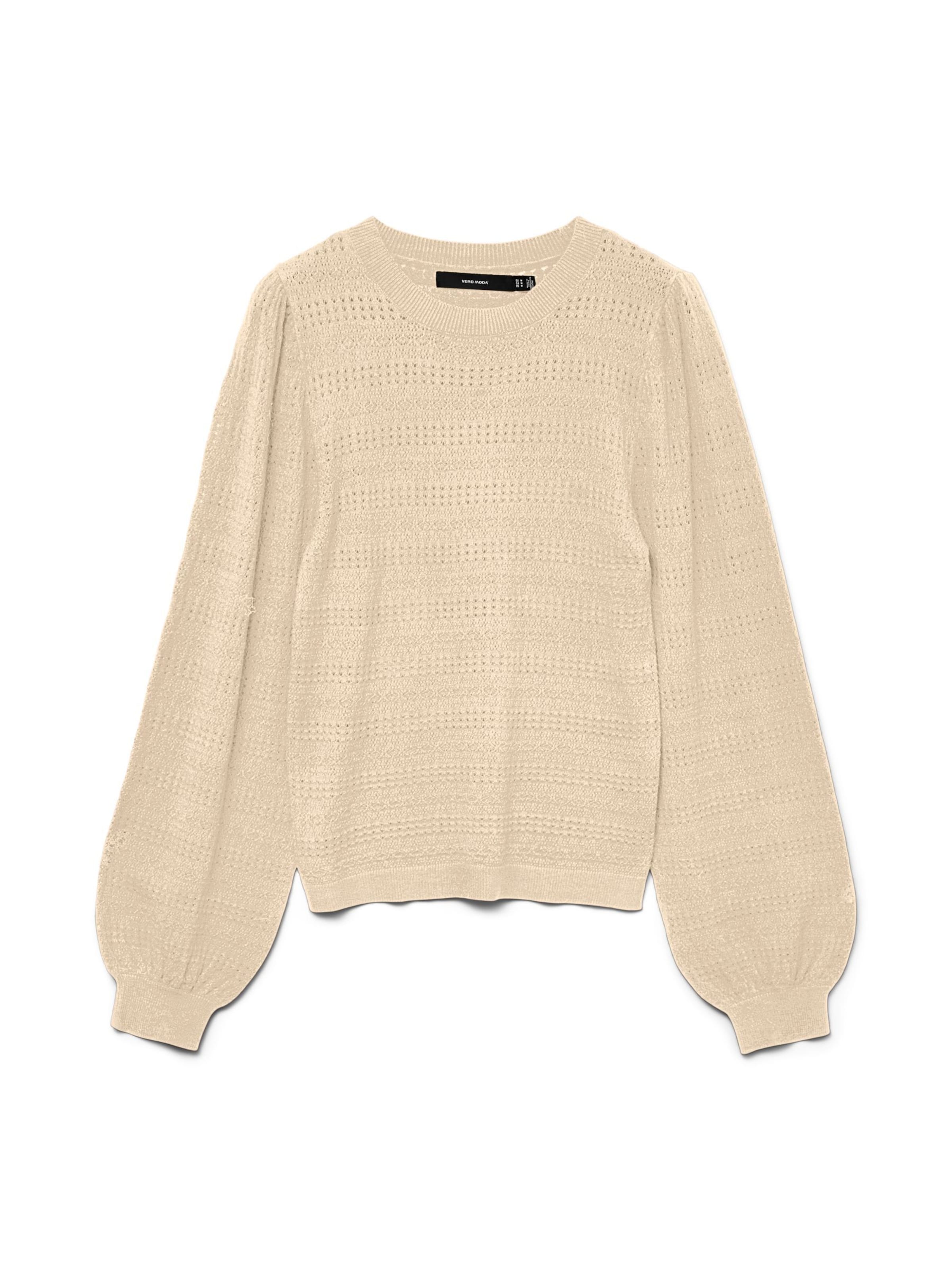 VERO MODA Pletena jopa 'VMLIMONE' | bež barva: sprednja stran