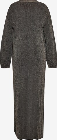 NAEMI Knitted Coat in Black