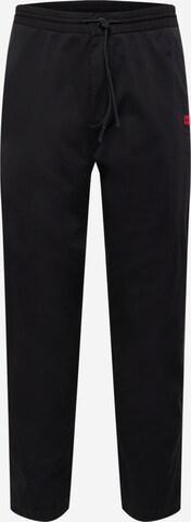 HUGO Trousers 'Gyte' in Black: front