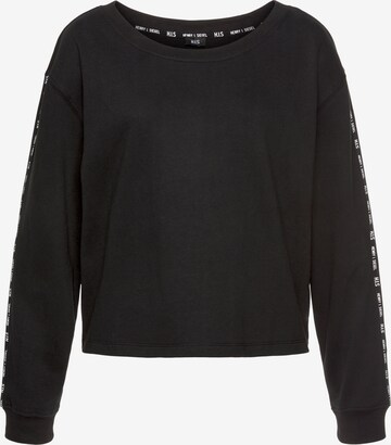 H.I.S Sweatshirt in Black: front