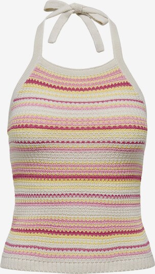 ONLY Knitted top 'BELLI' in Beige / Yellow / Pink / Red, Item view
