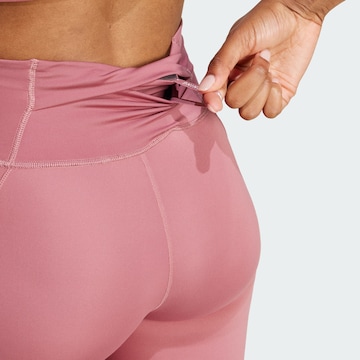 ADIDAS PERFORMANCE Skinny Sportbroek 'Own the Run' in Rood