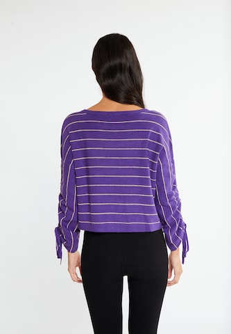 faina - Pullover em roxo