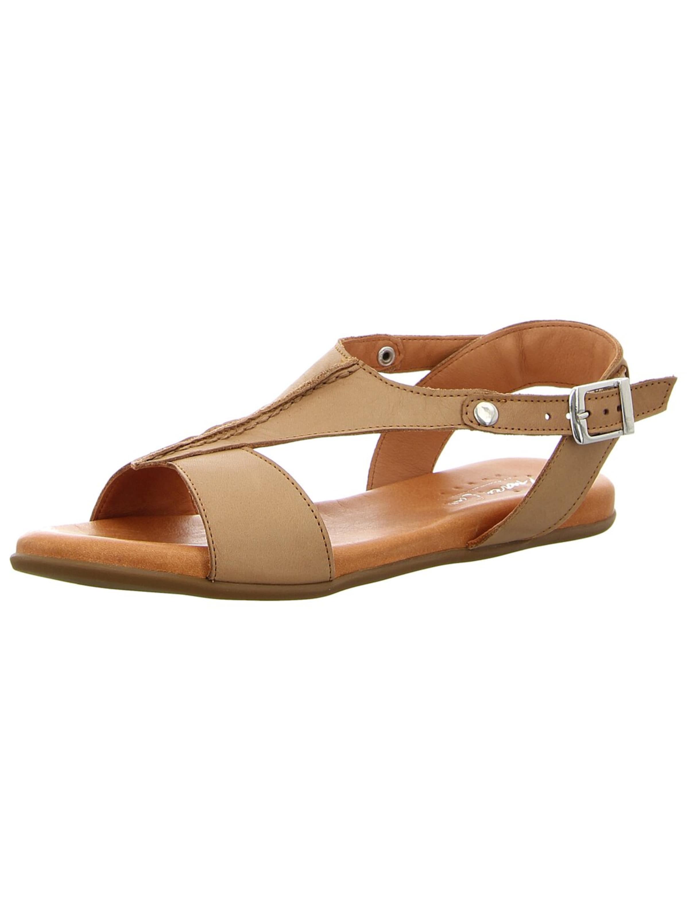 ANDREA CONTI Sandale 'Damen Sandale 0457115/100 Echt Leder in braun'‌‌‌‌‌‌ in Braun: Vorderseite