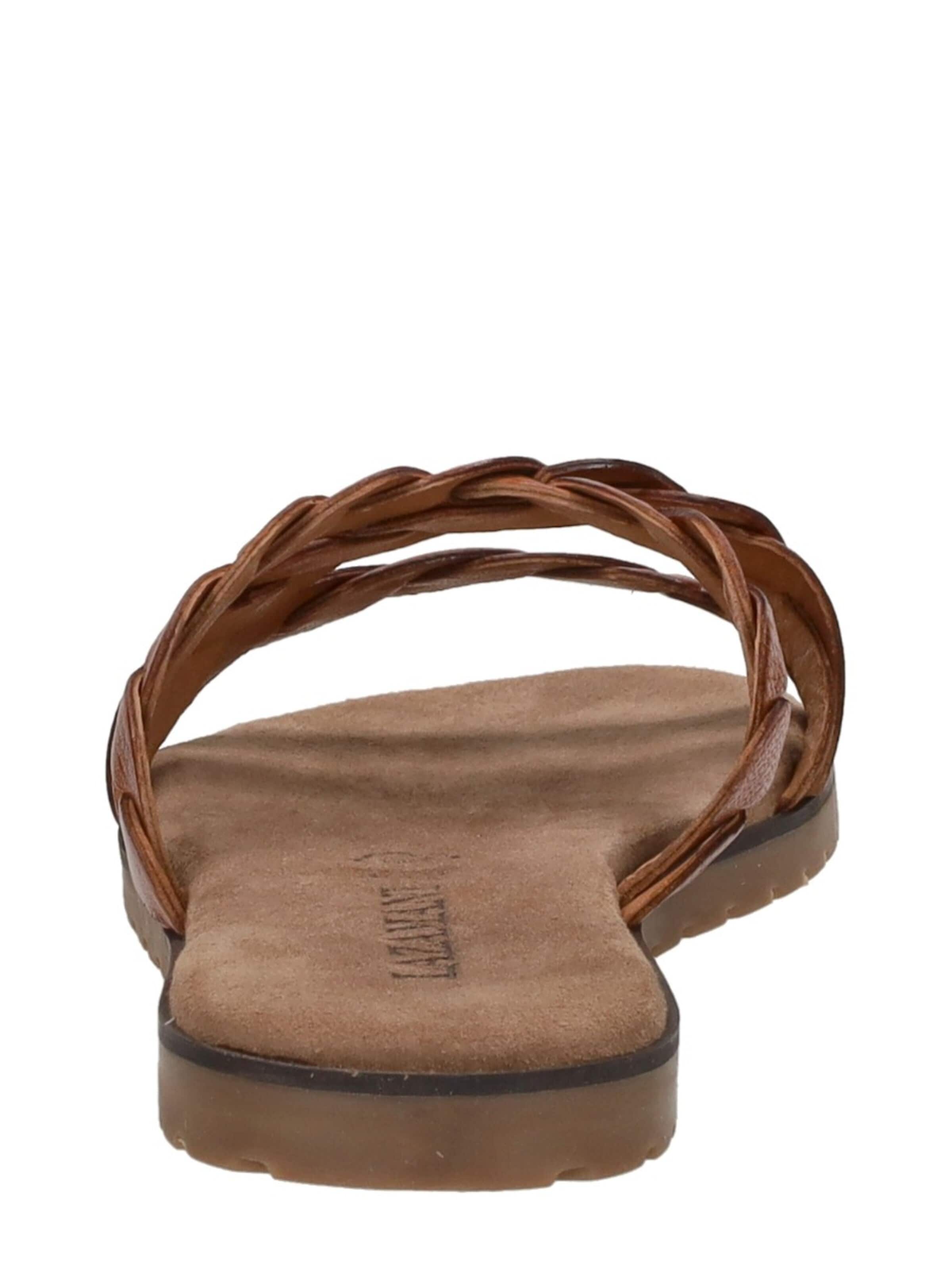 LAZAMANI Mule 'Open Teen' in Brown