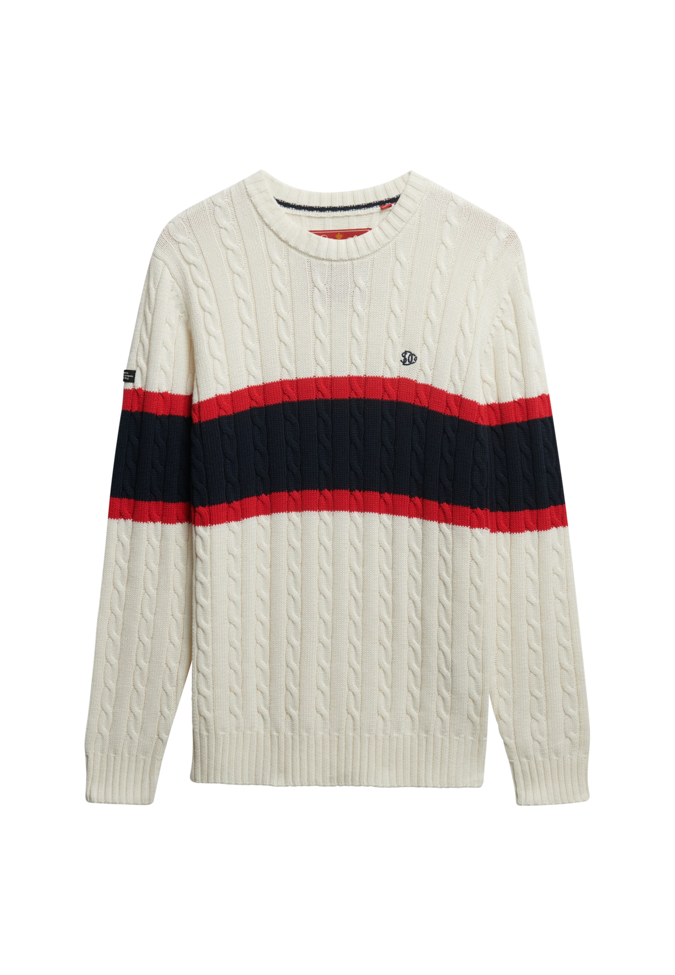 Superdry & Co Sweater in White: front