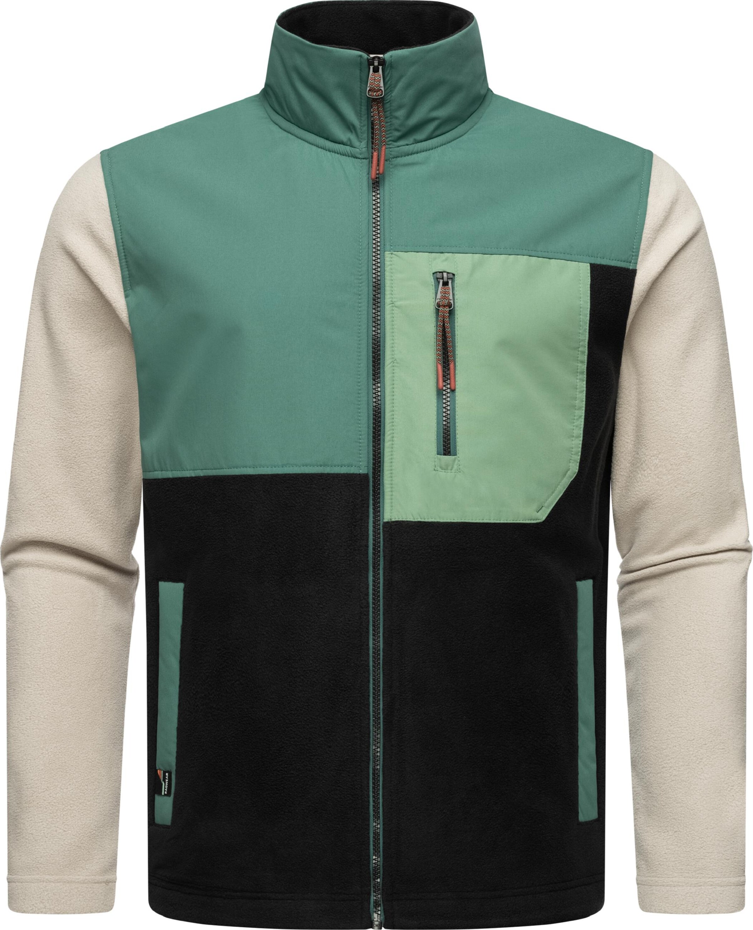 Giacca di pile 'Flettcher' di Ragwear in verde