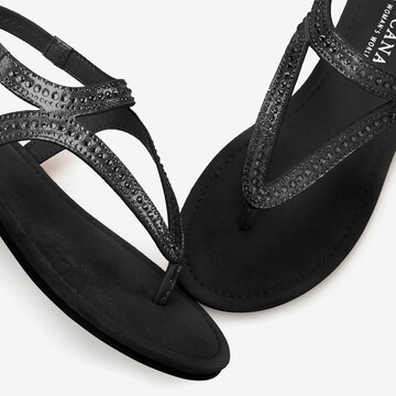 Flip-flops de la LASCANA pe negru