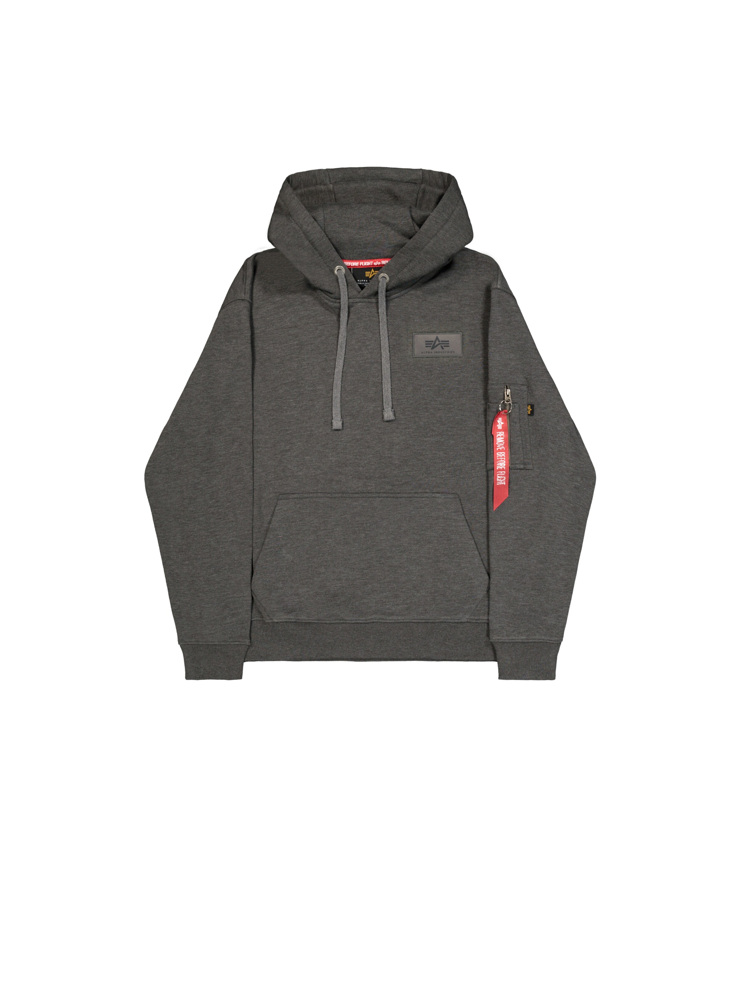 ALPHA INDUSTRIES Sweatshirt in Grau: Vorderseite