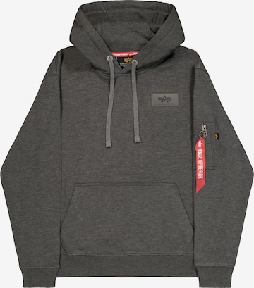 ALPHA INDUSTRIES Sweatshirt in Grau: Vorderseite